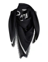 Givenchy Man Scarf Black Size - Modal, Cashmere