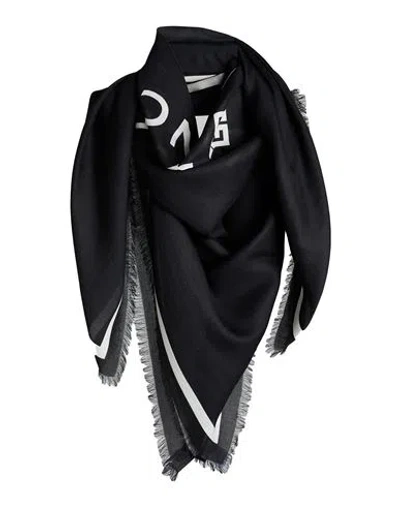 Givenchy Man Scarf Black Size - Modal, Cashmere In Black
