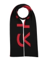 Givenchy Man Scarf Black Size - Wool In Black