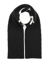 Givenchy Man Scarf Black Size - Wool, Cashmere In Black