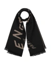 Givenchy Man Scarf Black Size - Wool, Virgin Wool