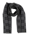 Givenchy Man Scarf Black Size - Wool, Virgin Wool, Silk In Black