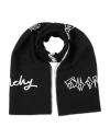 Givenchy Man Scarf Black Size - Wool, Virgin Wool, Silk In Black