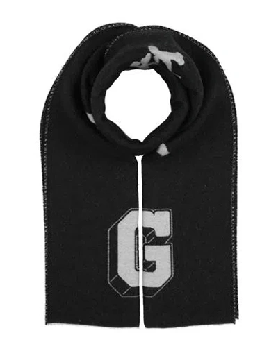 Givenchy Man Scarf Black Size - Wool, Virgin Wool, Silk