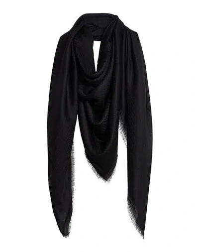 Givenchy Man Scarf Black Size - Cashmere