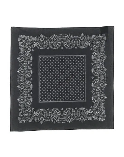 Givenchy Man Scarf Black Size - Cotton