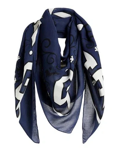 Givenchy Man Scarf Blue Size - Modal, Cashmere