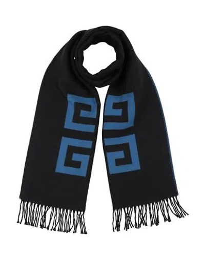 Givenchy Man Scarf Blue Size - Virgin Wool