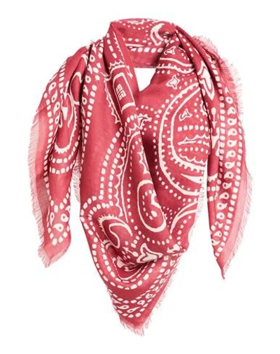 Givenchy Man Scarf Brick Size - Modal, Cashmere In Red