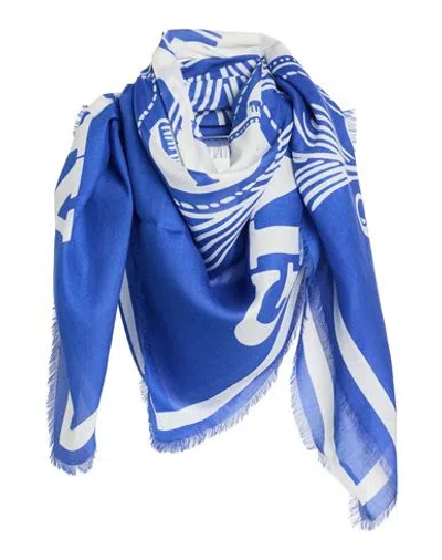 Givenchy Man Scarf Bright Blue Size - Modal, Cashmere