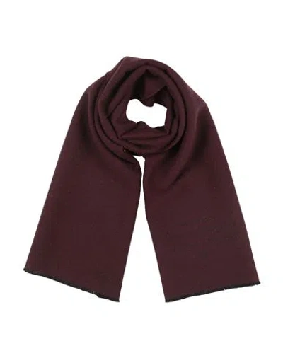 Givenchy Man Scarf Burgundy Size - Wool, Cashmere In Red