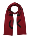 Givenchy Man Scarf Burgundy Size - Wool In Red