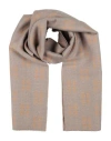 Givenchy Man Scarf Camel Size - Wool, Virgin Wool, Silk In Sand