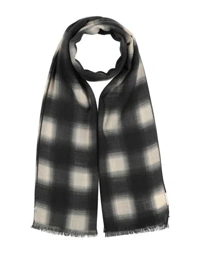 Givenchy Man Scarf Charcoal Size - Cashmere In Gray