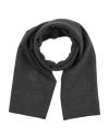 Givenchy Man Scarf Charcoal Size - Wool, Cashmere In Gray