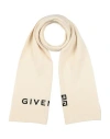 Givenchy Man Scarf Cream Size - Wool, Cashmere In Neutral
