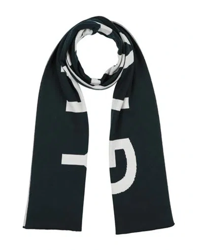 Givenchy Man Scarf Dark Green Size - Wool In Green