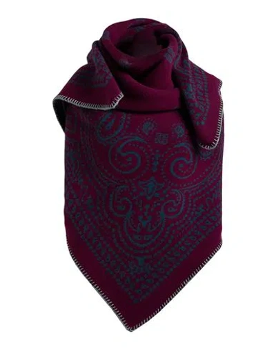 Givenchy Man Scarf Garnet Size - Wool In Red