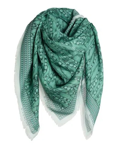 Givenchy Man Scarf Green Size - Modal, Cashmere