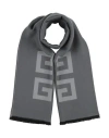 Givenchy Man Scarf Grey Size - Virgin Wool In Gray