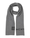 Givenchy Man Scarf Grey Size - Wool, Cashmere In Gray