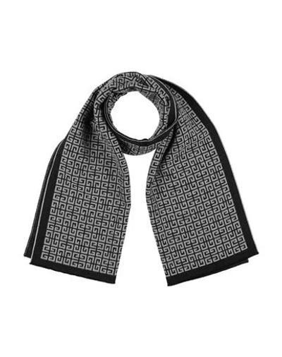 Givenchy Man Scarf Grey Size - Wool, Virgin Wool In Gray