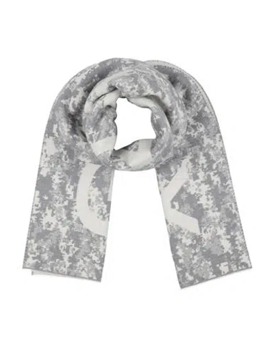 Givenchy Man Scarf Grey Size - Wool, Virgin Wool, Silk