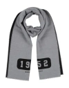 Givenchy Man Scarf Grey Size - Wool, Virgin Wool, Silk