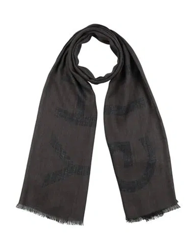 Givenchy Man Scarf Grey Size - Modal, Cashmere In Black