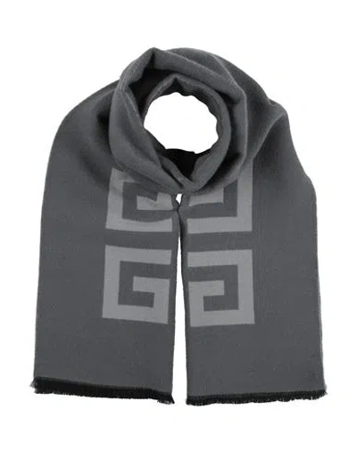 Givenchy Man Scarf Grey Size - Wool In Gray