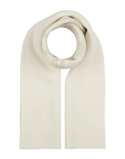 Givenchy Man Scarf Ivory Size - Wool, Cashmere In White