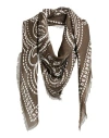 Givenchy Man Scarf Khaki Size - Modal, Cashmere In Sand