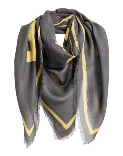 Givenchy Man Scarf Lead Size - Modal, Cashmere In Gray