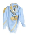 Givenchy Man Scarf Light Blue Size - Modal, Cashmere