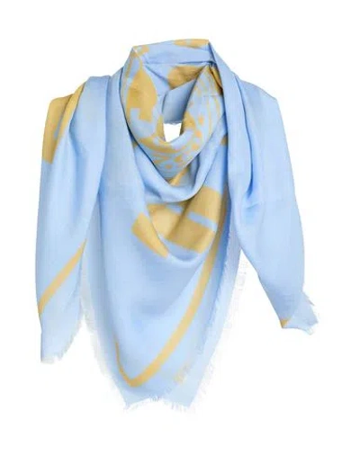Givenchy Man Scarf Light Blue Size - Modal, Cashmere