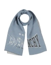 Givenchy Man Scarf Light Blue Size - Wool, Virgin Wool, Silk