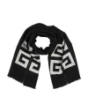 Givenchy Split Monogram Wool Oblong Scarf In Grey