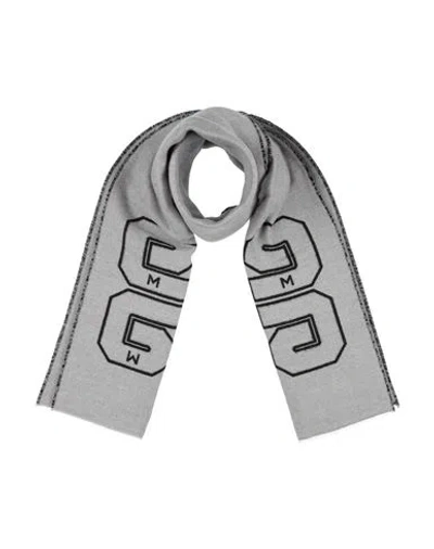 Givenchy Man Scarf Light Grey Size - Wool, Virgin Wool, Silk