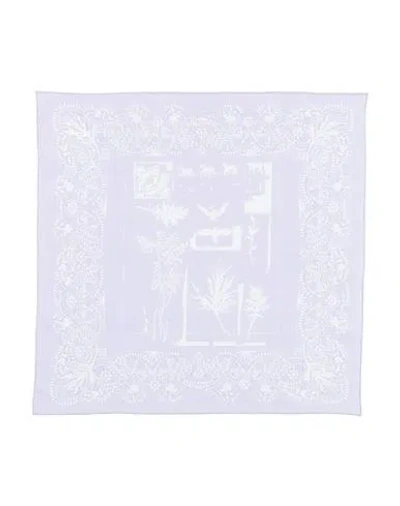 Givenchy Man Scarf Lilac Size - Cotton In Purple