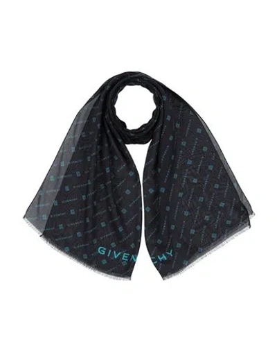 Givenchy Man Scarf Midnight Blue Size - Modal, Cashmere