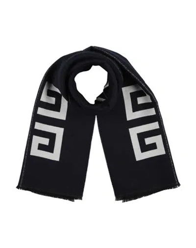 GIVENCHY GIVENCHY MAN SCARF MIDNIGHT BLUE SIZE - WOOL