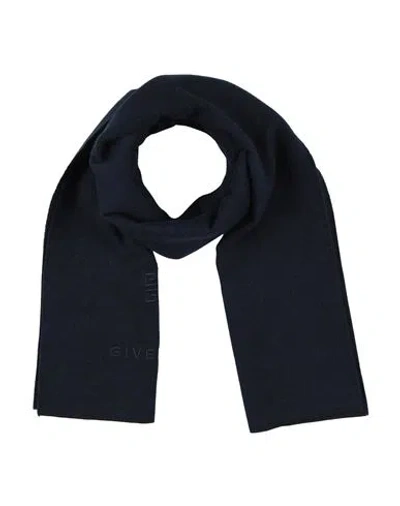 Givenchy Man Scarf Midnight Blue Size - Wool, Cashmere