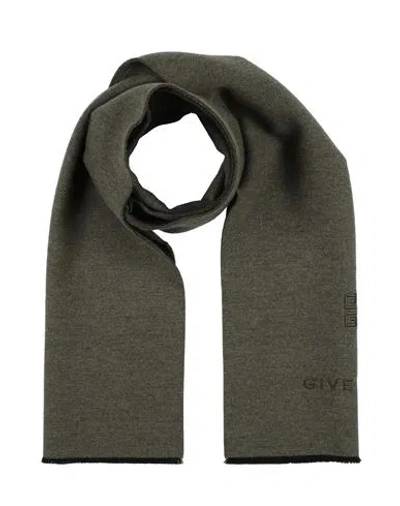 Givenchy Man Scarf Military Green Size - Wool, Cashmere