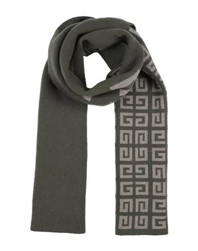Givenchy Man Scarf Military Green Size - Wool, Cashmere