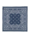 Givenchy Man Scarf Blue Size - Cotton In Navy