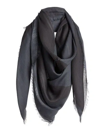Givenchy Man Scarf Navy Size - Modal, Cashmere In Blue