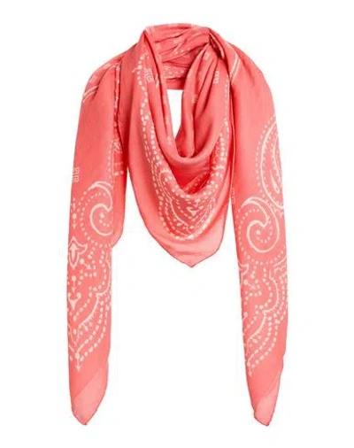 Givenchy Man Scarf Off White Size - Modal, Cashmere In Pink