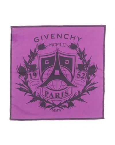 Givenchy Man Scarf Purple Size - Cotton