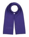 Givenchy Man Scarf Purple Size - Wool, Cashmere