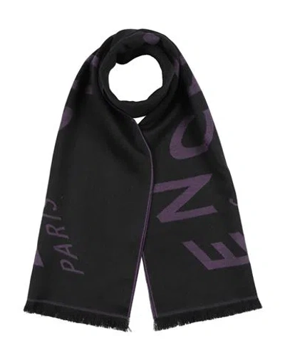 Givenchy Man Scarf Purple Size - Wool, Virgin Wool